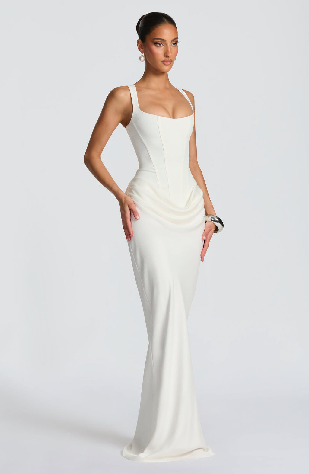 ELENA™ Vestido largo moldeador de figura de reloj de arena