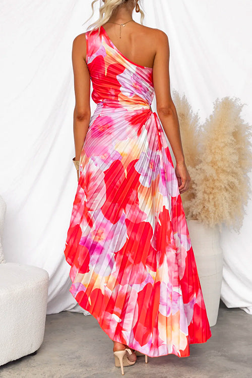 Yanira™ - Vestido plisado de un solo hombro