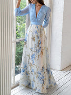 Vestido largo floral