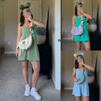 Aitana | Mono corto ligero con bolsillos y shorts incorporados