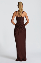 ELENA™ Vestido largo moldeador de figura de reloj de arena