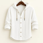 Hoodie Linnen™ Camisa de Lujo con Capucha – Elegancia y Estilo