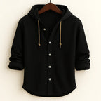 Hoodie Linnen™ Camisa de Lujo con Capucha – Elegancia y Estilo