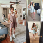 Aitana | Mono corto ligero con bolsillos y shorts incorporados