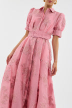 Anabella - Vestido elegante de manga abullonada