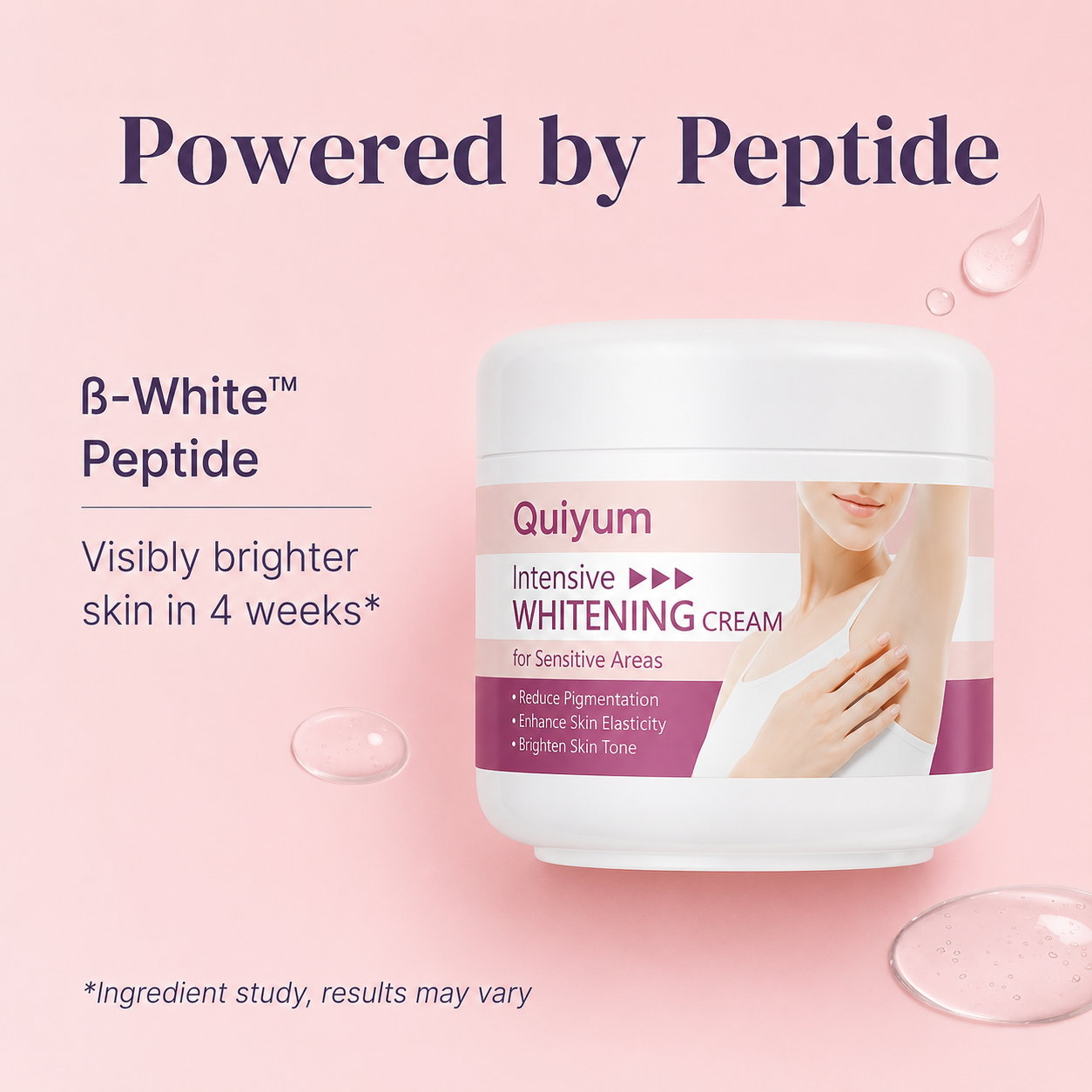 Quiyum Intimate Dark Spot Remover for Body, Face, Bikini and Sensitive Areas - Dark Spot Corrector Cream for Intimate Areas