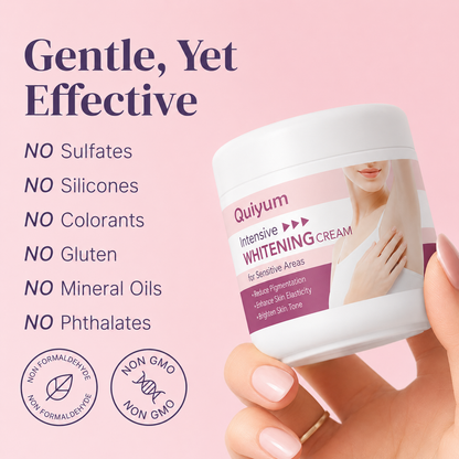 Quiyum Intimate Dark Spot Remover for Body, Face, Bikini and Sensitive Areas - Dark Spot Corrector Cream for Intimate Areas
