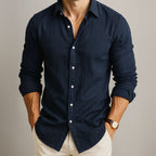 Nova Linenn™ Camisa de Lino Premium