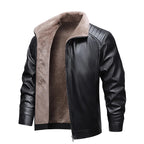 Chaqueta de Cuero Moto Winter
