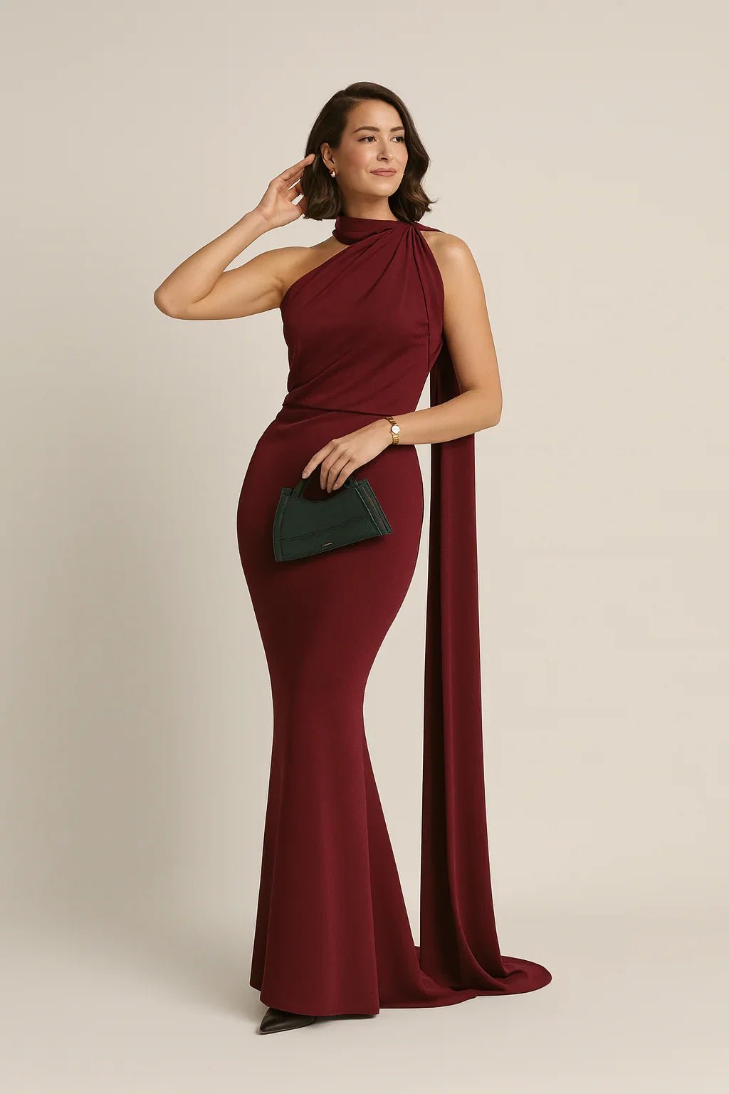 Vestido de Satén Mistral