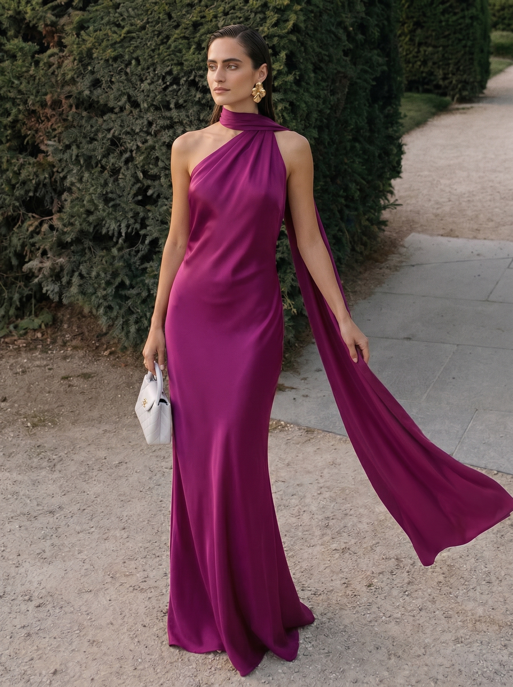 Vestido de Satén Mistral